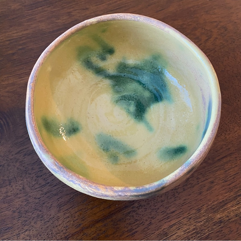 Vintage Handcrafted Ceramic Pottery Bowl